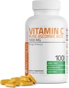Bronson Vitamina C 1000mg Premium No GMO Ascorbic Acid Tablets, 100 Cuenta
