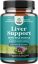 Liver Cleanse Detox & Repair 90 Capsules - Herbal Liver Support Milk Thistle Suplemento - Silymarin Milk Thistle Suplementos con Dandelion Root, Choline, Beetroot & Artichoke Extract