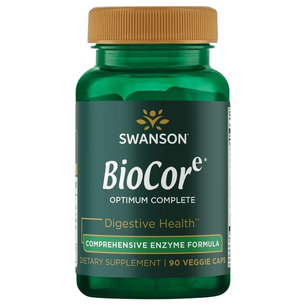 Swanson Biocore Optimum Complete Ultimate Full Spectrum Enzymes 90 Veg Capsules