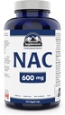 Suplementos de la Cumbre - NAC Supplement 600mg, Nac n-Acetyl cysteine, Supports Antioxidant Glutathione Levels, Immune System Support, Liver Support - Product of Canada - 150 Capsules