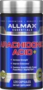 ALLMAX Essentials Arachidonic Acid+ - 120 Capsules - Aumenta la fuerza & mejora la resistencia - Gluten Free - 30 Servings