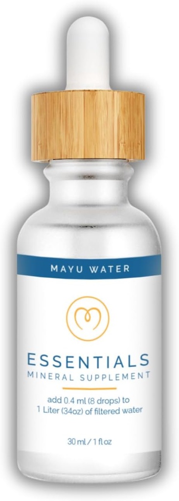Mayu Concentrado Ionic Trace Mineral Drops - Rich Concentrate Electrolitos: Magnesium Chloride Sodium Supplements - Essential Blend Drop for Immune Support - Nutrient-Packed Alkaline Water (1)