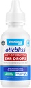 Vetnique Oticbliss Cat & Dog Ear Infection Treatment Drops - con 1% Hydrocortisone & MicroSilver BG for Dog Ear Infections - Vet Recomendado Cat & Dog Ear Cleaner for Itchy Ear Relief