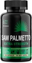 Saw Palmetto para hombres - Suplementos de salud de próstata para hombres salud urinaria - Bloqueador DHT natural, 500 mg Tratamientos de regrecimiento del cabello de fuerza extra - 100 cápsulas 3 meses de suministro