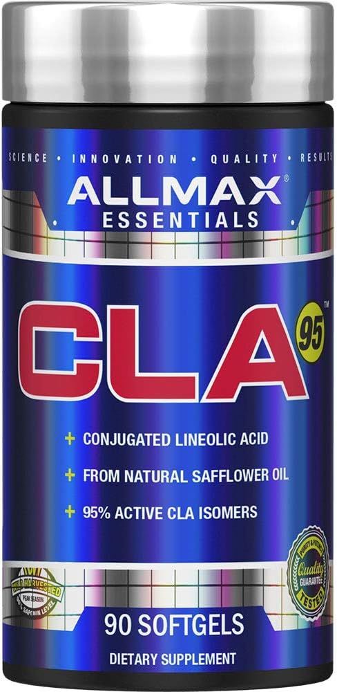 [BRSWIYQEDNYQ4EDI] Allmax Nutrition - CLA (95% conjugated linoleic Acid) - 90 Softgels