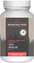 Nutricionales de pico de montaña Rescate Celular - Suplemento de Apoyo Antioxidante Immune con Turmeric, Ginger Root, y Bromelain - Apoya el Cuerpo entero de Salud Intestinal (90 cápsulas)
