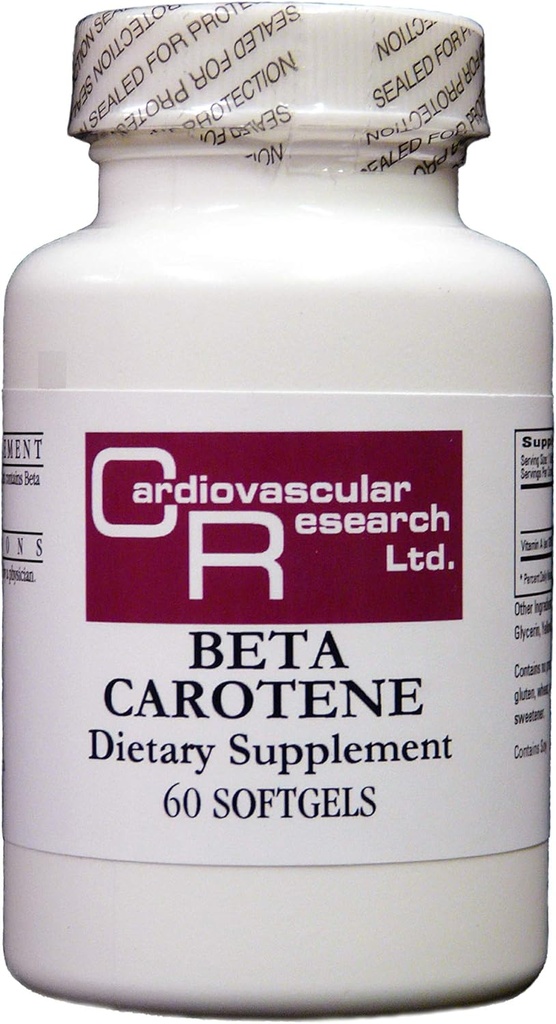 Cardiovascular Research Beta Caroteno 3000 mcg 60 softgels