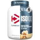 Dymatize Nutrition ISO 100 3 lbs Whey Protein Powder with Hydrolyzed 100% Whey Protein Isolate, Gluten Free, Fast Digestion, Vanilla, 1.4 Kg