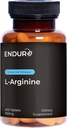 Endur L-Arginina, Sangre Sangre Saludable & Heart Function Suplemento, apoya el ejercicio & salud inmune, sin gluten, 350 mg (400 Tablets)