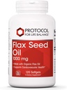 Protocolo - Flax Seed Oil 1000mg Orgánico - 120 Gels