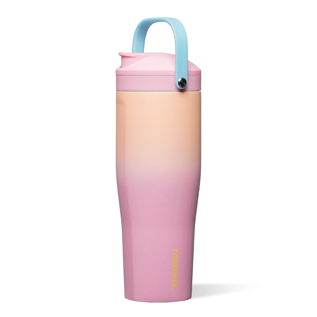 Corkcicle Protein Shaker - Built-In Agitator & Fruit Strainer Lid - 30oz - Lover
