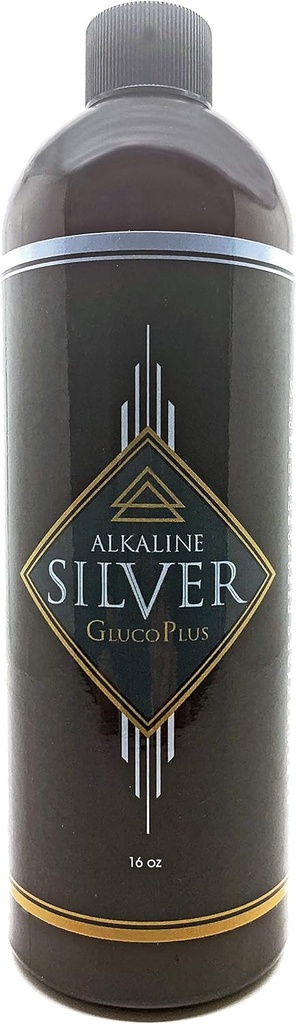 GlucoPlus de Plata - Hidrosol de Plata Colloidal en Base Alkaline