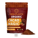 MegaPlants Cacao Magic (50 Servings) ← Superfood 5 Mushroom Blend Silencio Lions Mane, Reishi, Chaga, Cordyceps, Turquía Tail ← Smoothie, Chocolate caliente, Café Alternativa