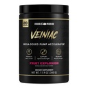 Anabólica Warfare Veiniac Muscle Pump Activador Suplemento Estimulante Libre Pre-Workout con L-Citrulline, Betaine Anhydrous, & Añadido AGMassTM, Aumenta el óxido nítrico*, Fruit Punch 20 Servings