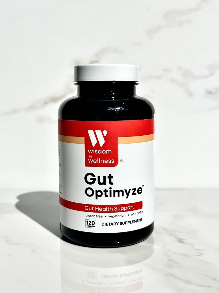 Gut Optimyze - 120 Digestive Health Capsules - Vitaminas & Probióticos para Gut Health - Completo para Hombres & Mujeres - Digestive Gut Health Pills - Healthy Gut Probiotics