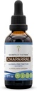 Secretos de la Tribu Chaparral Extracto líquido libre de alcohol, Chaparral (Larrea tridentata) Suplemento de hoja seca y tinta de flores (2 FL OZ)
