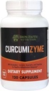 Curcumizyme Joint Relief & Healthy Inflammation Support - Bromelain 500mg /Turmeric 300 mg/Quercetin/Feverfew/Dairy Gratis / 120 Capsule