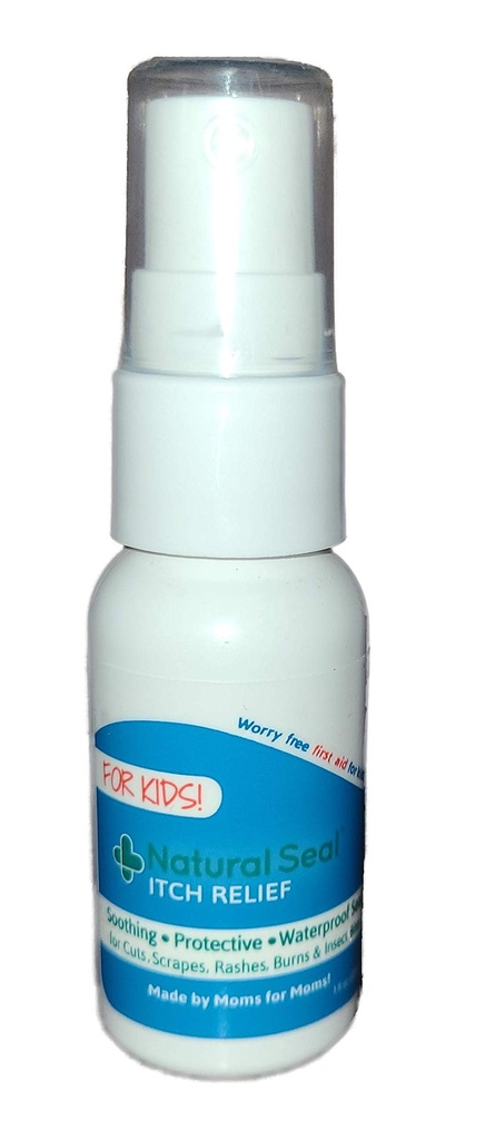 KeriCure's Natural Seal Spray on Bandage with Itch Relief, 1oz First Aid Barrier, Soothing, Protective, Moisturizing Liquid Bandage for Kids, Woman Owned Small Business