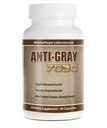 Anti-gray 7050 Pelo 60 cápsulas - Disminuir el cabello gris - Restore Natural Hair Color - Contiene vitaminas B esenciales Minerales y hierbas 1 botella
