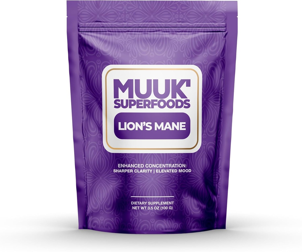 SUPERFOODS MUUK Polvo de seno de león orgánico