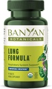 Banyan Botanicals Lung Fórmula – Apoyo respiratorio orgánico para la salud pulmonar – Blend de base vegetal con Licorice, Tulsi Leaf, y otras hierbas de salud pulmonar – 90 Tabletas – Feria de no GMO para la vida Vegan