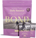 BOND Hormon Balance for Women 20 Travel Packs - Vitaminas Prenatales - Apoya Ciclos Menstruales, Ovulación, Niveles Nutrientes - Folate, Ácido Fólico, Inositol, Probióticos, NAC, Vitamina C + Antioxidantes