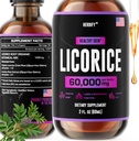 HERBIFY Extracto de punta de regaliz - Suplemento de regaliz potente - Suplemento de soporte de pulmón - Extracto de regaliz para la salud de la piel y soporte de inmune - Hecho en EE.UU. - 2oz