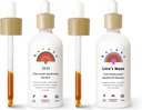 Rainbo Fan Favorite Bundle, 11:11 Multi Mushroom Extracto + Mane Mushroom de León Tintura, Doble Extracto Diaria de Mushroom Tinturas para el soporte integral de inmuno, Vegan Liquid Mushroom Suplementos