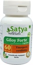 Giloy Forte Capsules 500 mg. 60 Veg. Capsule peru Guduchi (Tinospora Cordifolia) Extract Capsules for Men and Women ← Indian Ayurvedic Herbal Supplement/Remedies (1 Botella de 60 cápsulas)