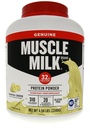 Muscle Milk Genuine Protein Powder, Banana Crème, 32g Protein, 4,94 libras, 32 piezas