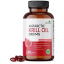 Futurobióticos Aceite de Krill Antártico 2000mg con Astaxanthin, Omega-3s EPA, DHA y fosfolípidos - 100% Aceite de Krill Premium puro de metal pesado, no GMO – 120 Softgels