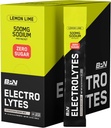 BARE PERFORMANCE NUTRITION BPN Electrolytes Go Packs Hydration Drink Mix ¦ Sugar Free Electrolyte Powder TEN 500mg Sodium per Serving ← Naturalmente Sweetened ← Lime Lemon, 30 Servings