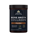 Antiguo colágeno de nutrición, colágeno de hueso, chocolate, péptidos multi colágeno hidrolizado, soporta la piel y las uñas, suplemento conjunto, 30 piezas, 18.6oz