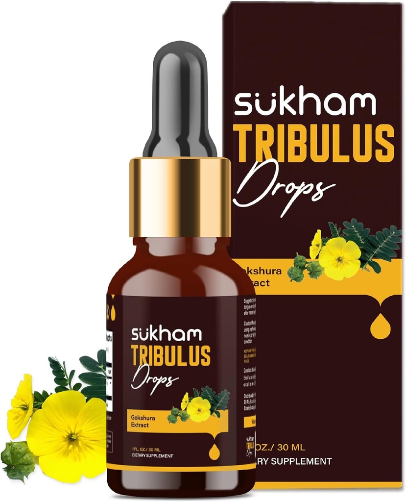 Tribulus Terrestris Liquid Drops TTT-120 Tribulus Extract tención 3rd Party Lab Tested Silencio for Recovery & Performance- 1 FL.OZ (40 Servings) con Saponins & Flavonoids, Alcohol-Free Liquid Concentrate