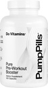 PumpPills Nitric Oxide Supplements for Men & Women - L Citrulline L Arginine Supplement - Stimulant Free Pre Workout Pills - Nitric Oxide Booster - Vegan, Paleo, Keto (120 cápsulas)