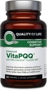 Calidad de Vida VitaPQQ con MicroActive CoQ10-SR Suplemento Premium - Anti envejecimiento, memoria, energía, foco, cognitivo y salud cardíaca - 30 Vegicaps