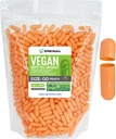 XPRS Tamaño Nutra 00 cápsulas vacías - 1000 cápsulas vacías - Láminas vacías vegetarianas - DIY Vegetal Capsule Filling- Veggie Pill Caps (Peach)