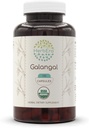 Galangal 120 cápsulas, 500 mg, USDA Organic Galangal (Alpinia Galangal) Root seco (120 cápsulas)