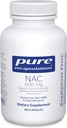 Encapsulaciones puras NAC 600 mg - N-Acetyl Cysteine NAC Suplemento para la salud pulmonar & soporte inmunológico, soporte para hígado " antioxidantes* - con Freeform N-Acetyl-L-Cysteine - 180 cápsulas