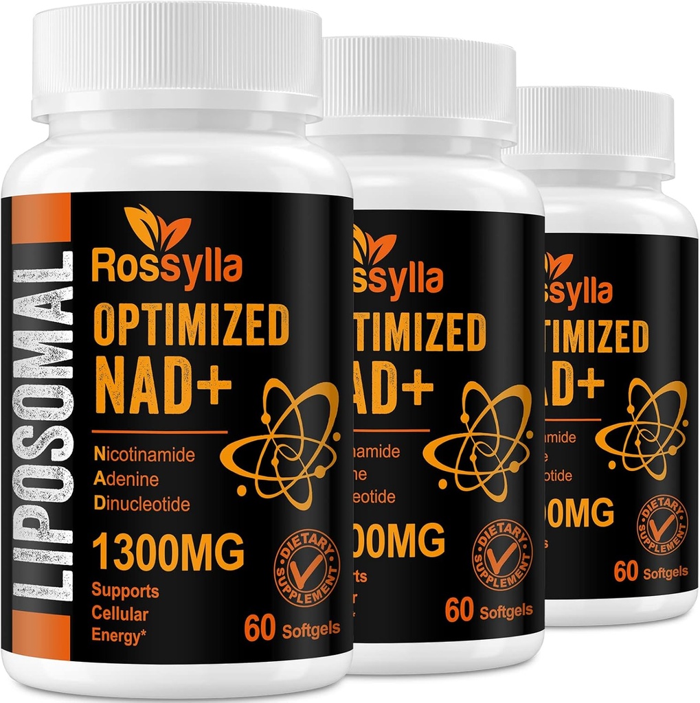 1300 MG Liposomal NAD+ Suplemento Silencio más alta Absorción Silencio más puro NAD Suplemento para Boost NAD+ Effetively ¦ Boosting NAD+ Suplemento para la Defese envejecimiento, Energía Celular, Longevidad TENIDO