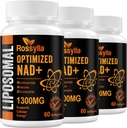1300 MG Liposomal NAD+ Suplemento Silencio más alta Absorción Silencio más puro NAD Suplemento para Boost NAD+ Effetively ¦ Boosting NAD+ Suplemento para la Defese envejecimiento, Energía Celular, Longevidad TENIDO