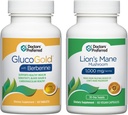 DOCTORS PREFERADO GlucoGold con 1500 mg por día de Berberine & Lion's Mane Mushroom Suplemento