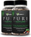 KaraMD Naturaleza pura TENIDO Verdes, Frutas y verduras Suplemento TENIDO Vitaminas, Fibra & Antioxidantes TEN 20 Frutas y Verduras Suplementos para la Energía " Digestión ANTE Gluten Libre " Vegan Friendly (2 Pack)