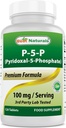 Best Naturals P5P Vitamina B6 (Pyridoxal 5 fosfato) 100 mg/Serving - 120 Tabletas - una forma activa de vitamina B6.