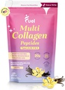 Fusil Multi Collagen Peptides Powder – 20g Hydrolyzed Collagen I, II, III, V & X for Hair, Skin, Nails & Joint Support – Better Absorption – Keto & Gluten Free, French Vanila 8.67oz