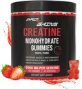 Cretina Monohydrate Gummies - 120 Gummies / 30 Servings ← Strawberry Flavor Silencio para la Misa Muscle & Strength tención 100% puro - Zero Sugar