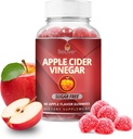 BeLive Apple Cider Vinegar Gummies - ACV Gummies Without Sugar I Detox & Cleanse Digestive Health I Alternative to Capsules, Vegan, Keto Friendly, Non-GMO, Gluten Free ← 60 Ct