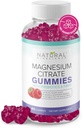 Gummies de Magnesio Libre de Azúcar - Calming Anti-Stress Gummies, Suplemento de Magnesio para apoyar el alivio de estrés, sueño, salud cardíaca, nervios, musculos y huesos, niños, adultos, Vegan, alta absorción, no GMO