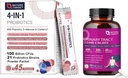 NATURE TARGET Probióticos-para-Mujeres Prebióticos-y-Probióticos-Powder + Probióticos para la Salud del Tracto urinario