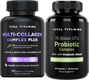 Vital Vitaminas Complejo Multi Collagen Plus cápsulas + Complejo Probiótico
